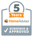 HomeAdvisor 5 Years Screened & Approved
